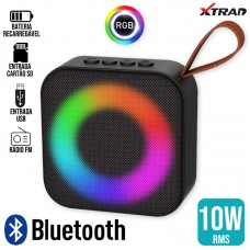 Caixa de Som Bluetooth 10W XDG191 Xtrad - Preta